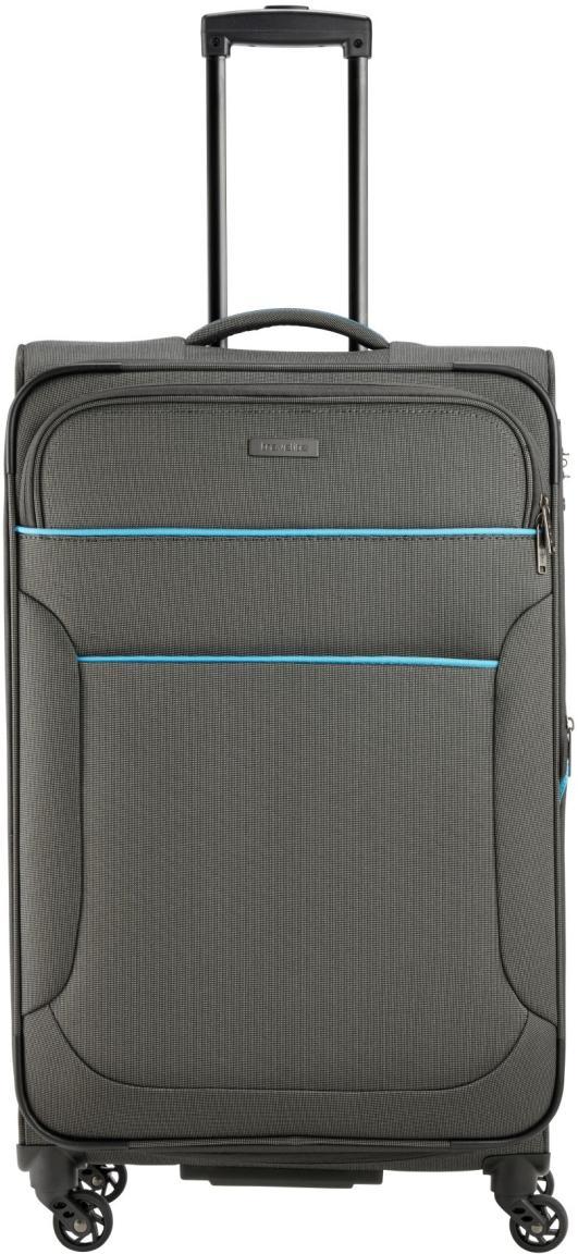 großer Flugkoffer dunkelgrau erweiterbar Travelite Story L 77cm