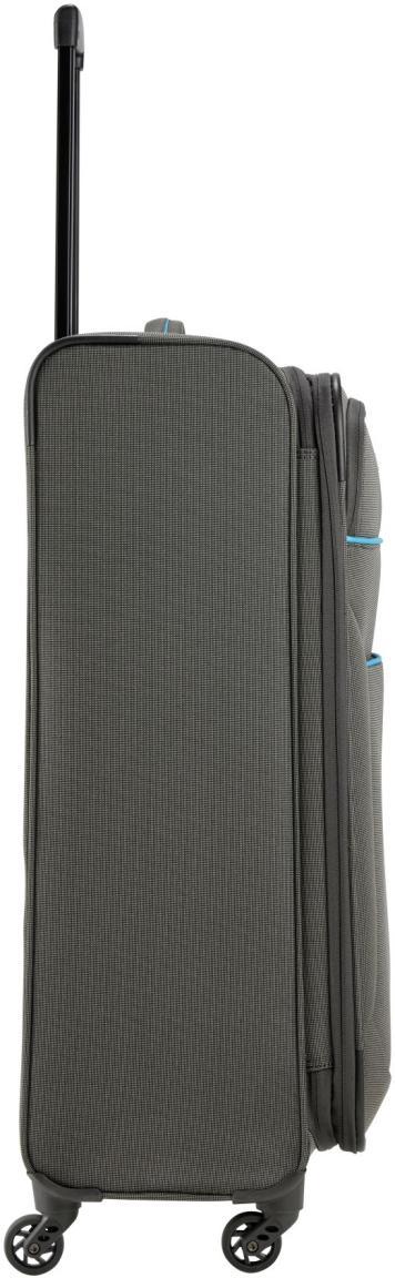 großer Flugkoffer dunkelgrau erweiterbar Travelite Story L 77cm
