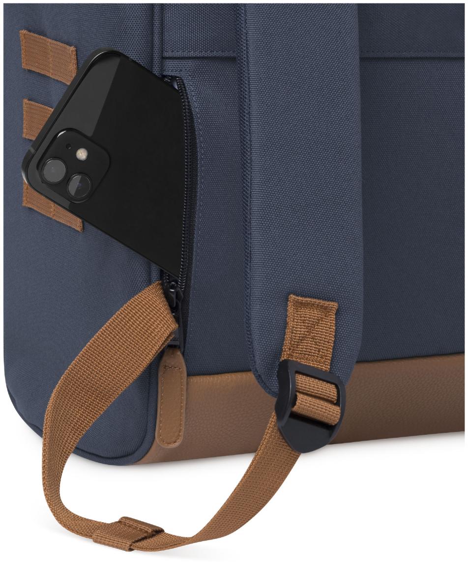 großer Freizeitrucksack dunkelblau Cabaia Chicago Large Adventurer Kontrast