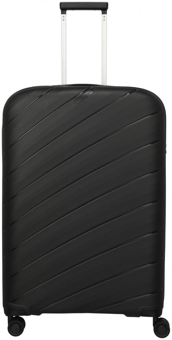 großer Hartschalenkoffer schwarz Travelite Burano 4w Trolley L 75cm