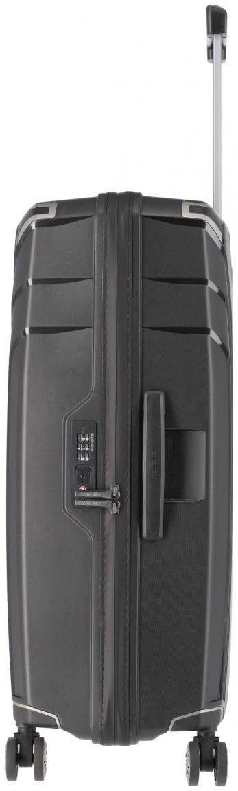 großer Hartschalenkoffer schwarz Travelite Elvaa 4w Trolley L 77cm