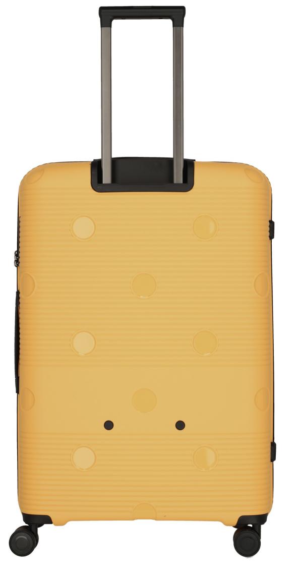 großer Reisekoffer Travelite Smarty L 77cm gelb Hartschale