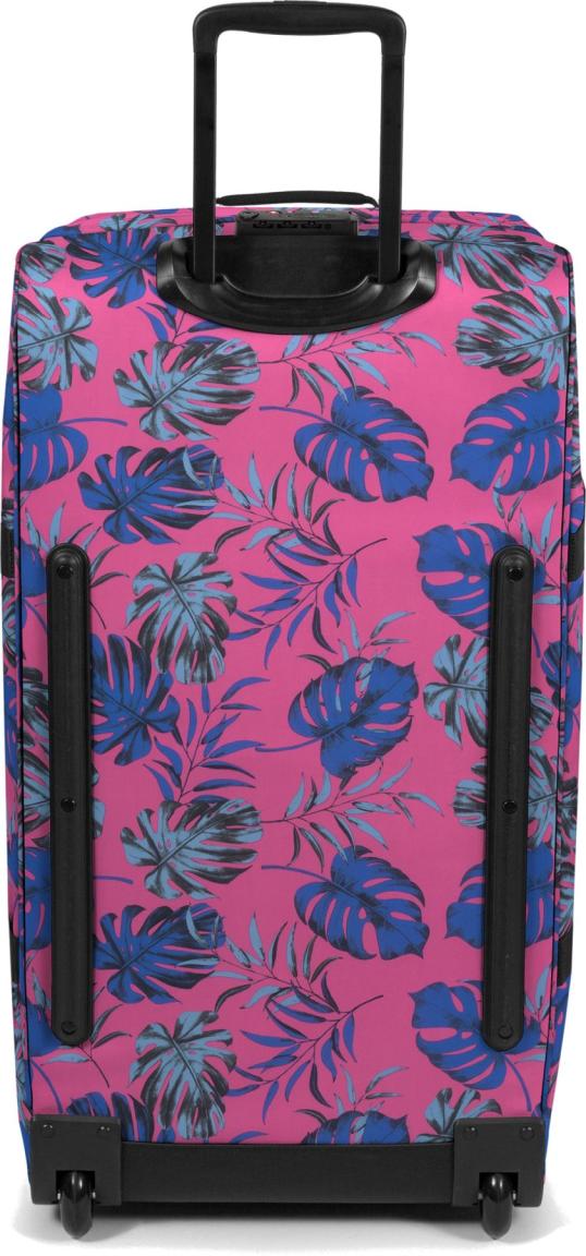 großer Reisetaschentrolley 2 Räder Eastpak Tranverz L Monstera Pink 