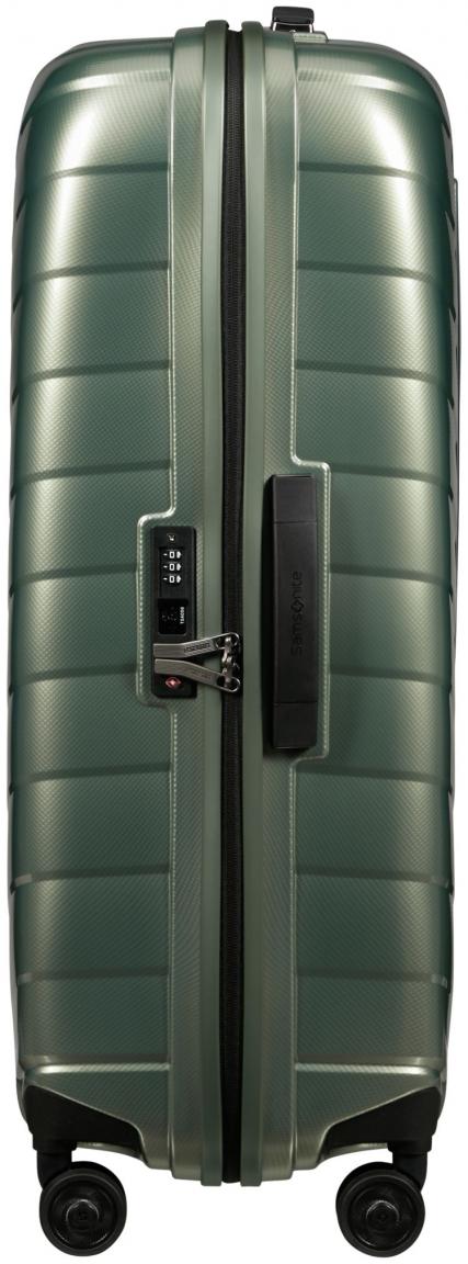 großer Reisetrolley Samsonite Attrix Spinner L 75cm hellgrün