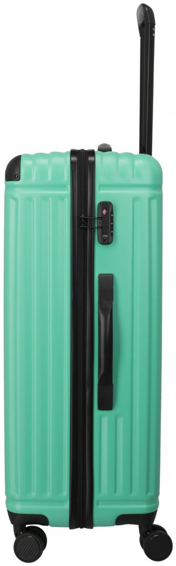großer Rollenkoffer Travelite Cruise Light Aqua 4w Trolley L 77cm türkis