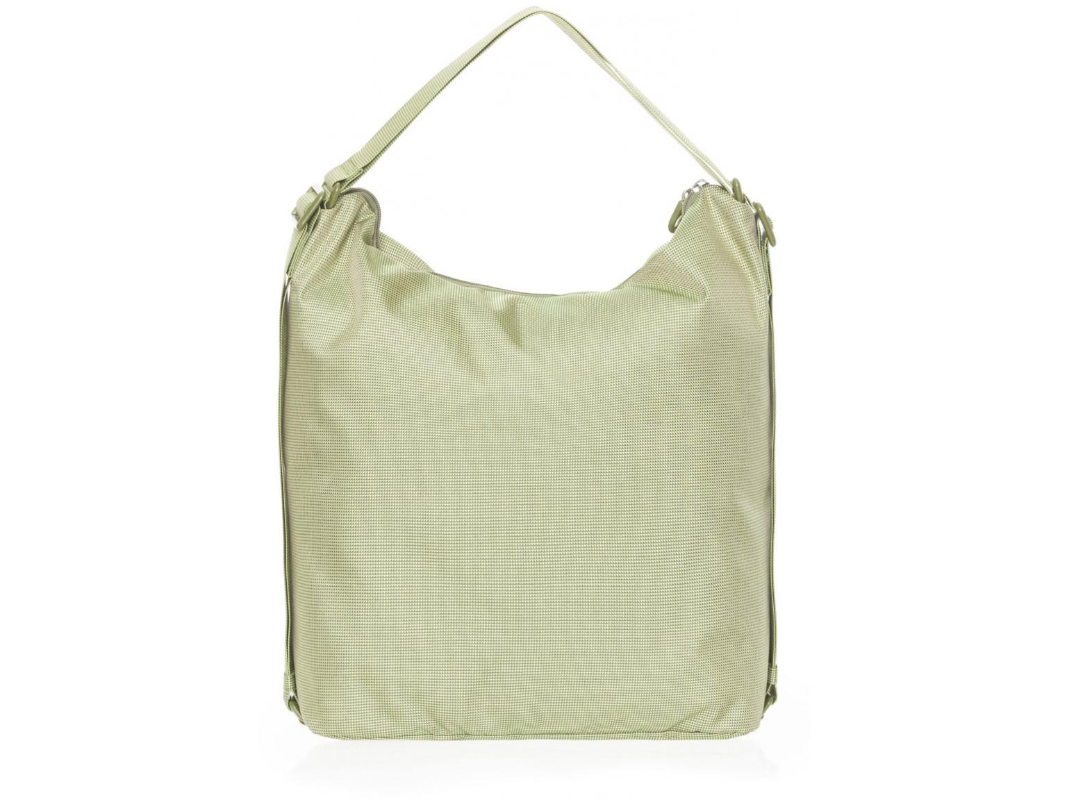 großer Taschenrucksack Mandarina Duck MD20 Hobo Jade grün