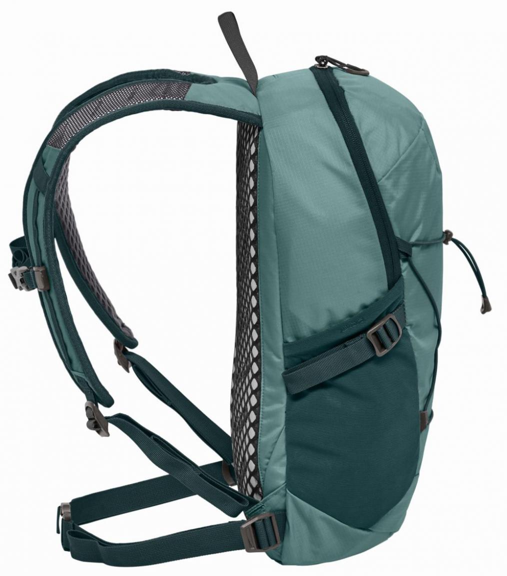 grüner Multisportrucksack Jack Wolfskin Cyrox Shape 15 Liter Jade Raincover