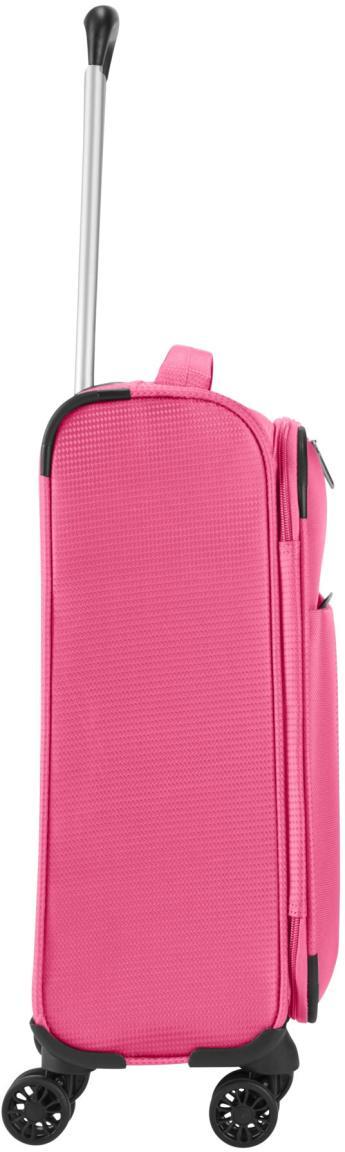 handlicher Kabinenkoffer pink Travelite Seaside S 55cm 4-Rad-Trolley