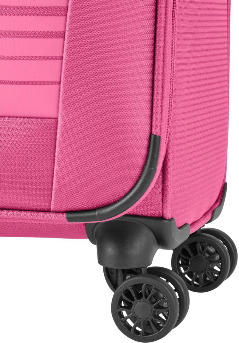 handlicher Kabinenkoffer pink Travelite Seaside S 55cm 4-Rad-Trolley