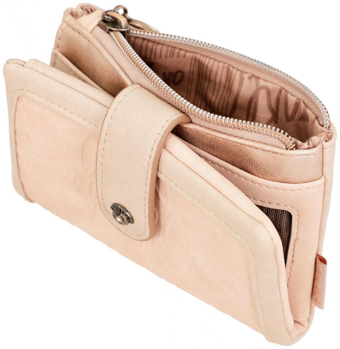 hellbeige Brieftasche Perlen Anekke Hollywood Studio Nude