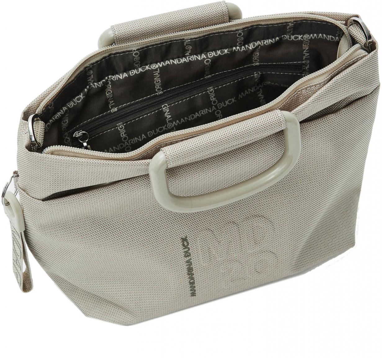 hellbeige Kurzgrifftasche Mandarina Duck MD20 Cashmere