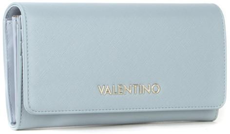 hellblaue Damengeldtasche Saffiano Zero RE Polvere Valentino