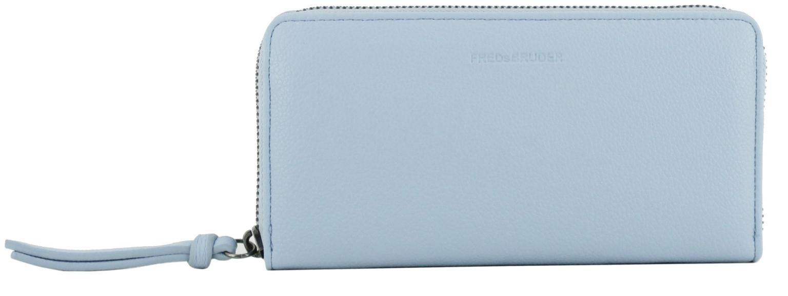 hellblaue Geldtasche recyceltes Leder FREDsBRUDER Bestie Shy Blue