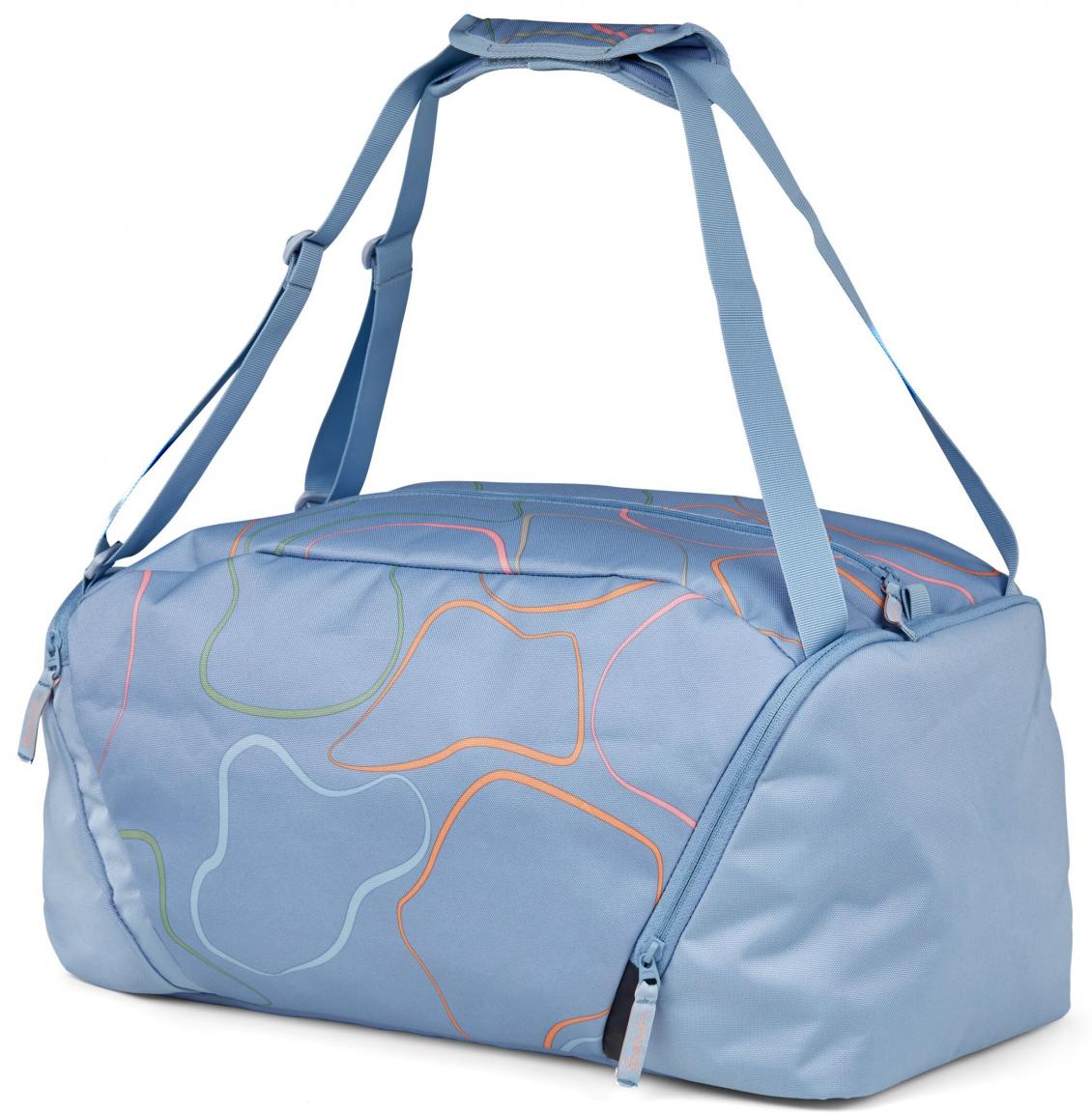 hellblaue Reisetasche Satch recycelt Vivid Blue Sport