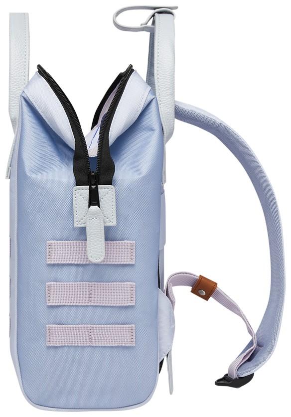hellblauer Damenrucksack Wechselfront metallic Cabaia Adventurer Puerto Viejo Small