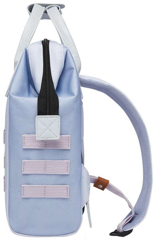 hellblauer Damenrucksack Wechselfront metallic Cabaia Adventurer Puerto Viejo Small