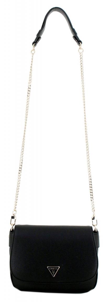 helle Umhängetasche mit Kette Guess Fedora Bone Beige