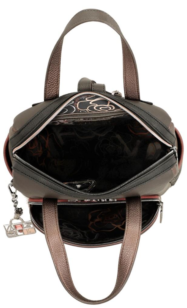 herbstlicher Damenrucksack grau altrosa Anekke Mademoiselle Parisian
