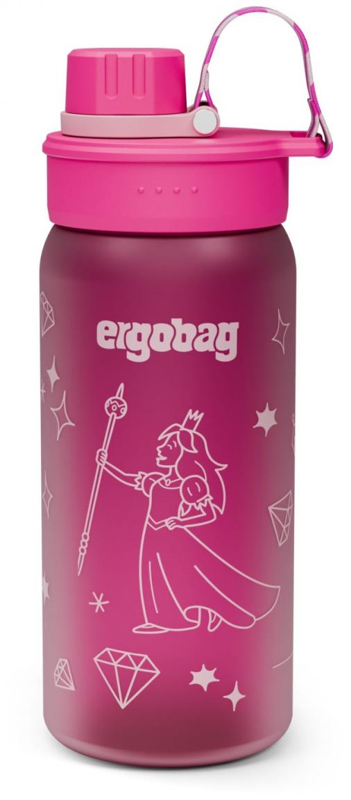 kindgerechte Sportflasche pink rosa Ergobag Königin