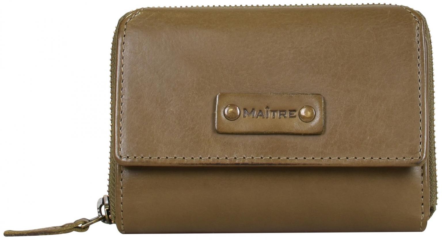 klappbare Geldtasche olivgrün Vintagelook Steinbach Dagrete Maitre