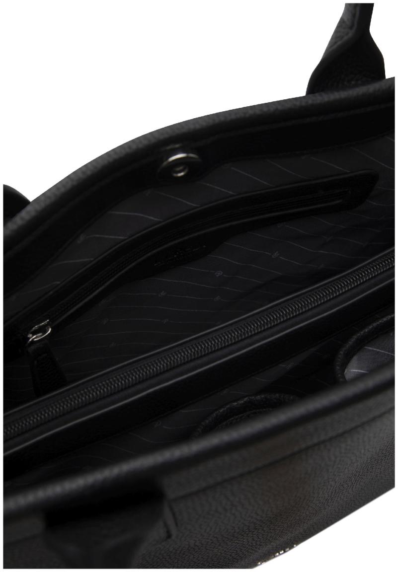 klassisch schwarz L.Credi Shopper Phemia elegant Büro