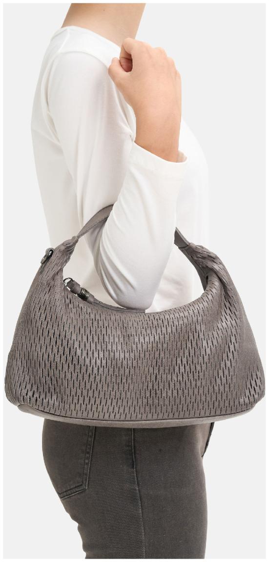 klassisch schwarze FREDsBRUDER Damentasche Soft Cut Kette