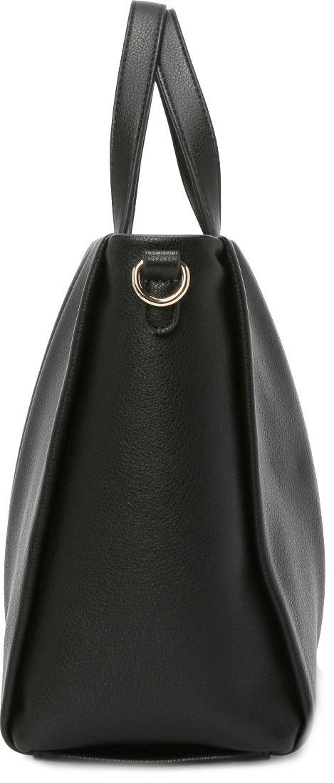 klassische Handtasche L.Credi schwarz Lamia Damen