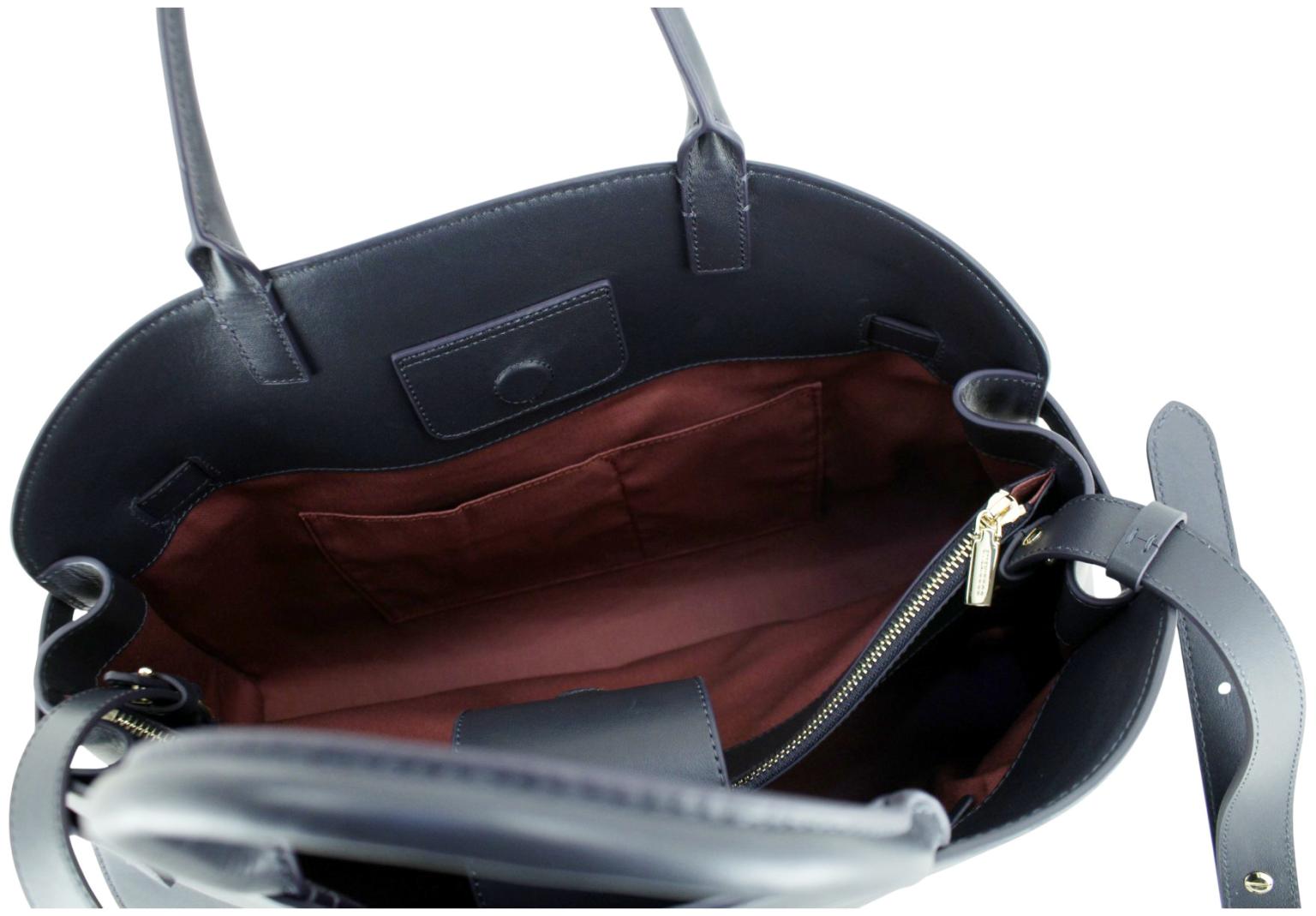 klassische Ledertasche Sabine Large Coccinelle schwarz Noir