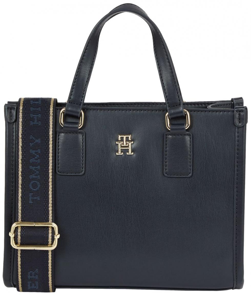 kleine Damentasche Tommy Hilfiger dunkelblau Monotype Mini