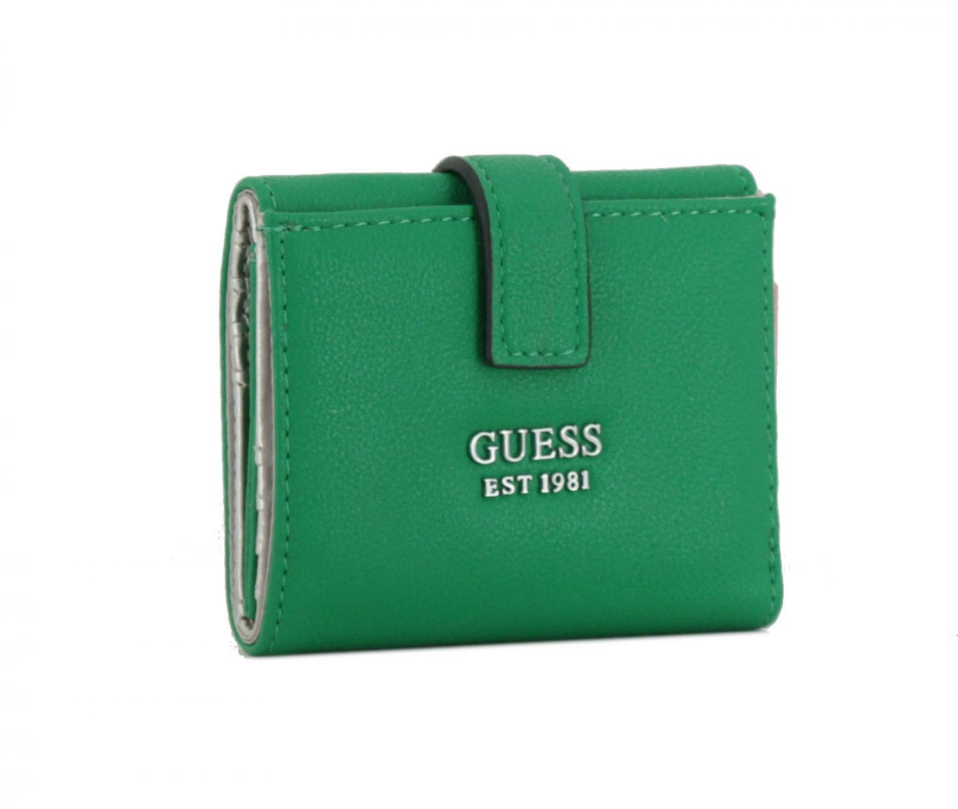 kleine Geldbörse Guess Brightside SLG Green