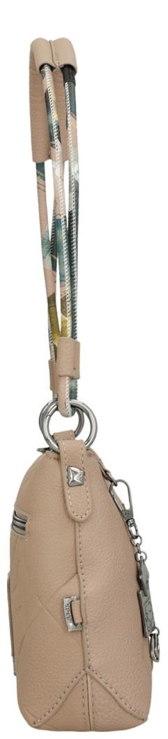kleine Handtasche Anekke taupe Real Evolution petrol