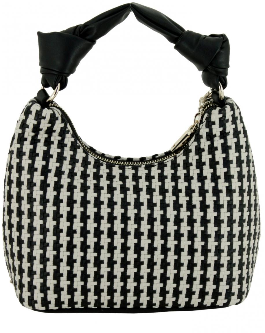 kleine Handtasche Knotendetail Kettenhenkel Guess Mirema Black Multi