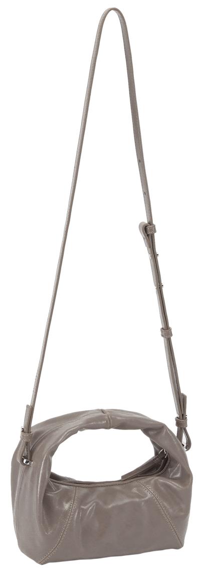 kleine Henkeltasche Greta Mini Les Visionaires Icon Crinkle taupe