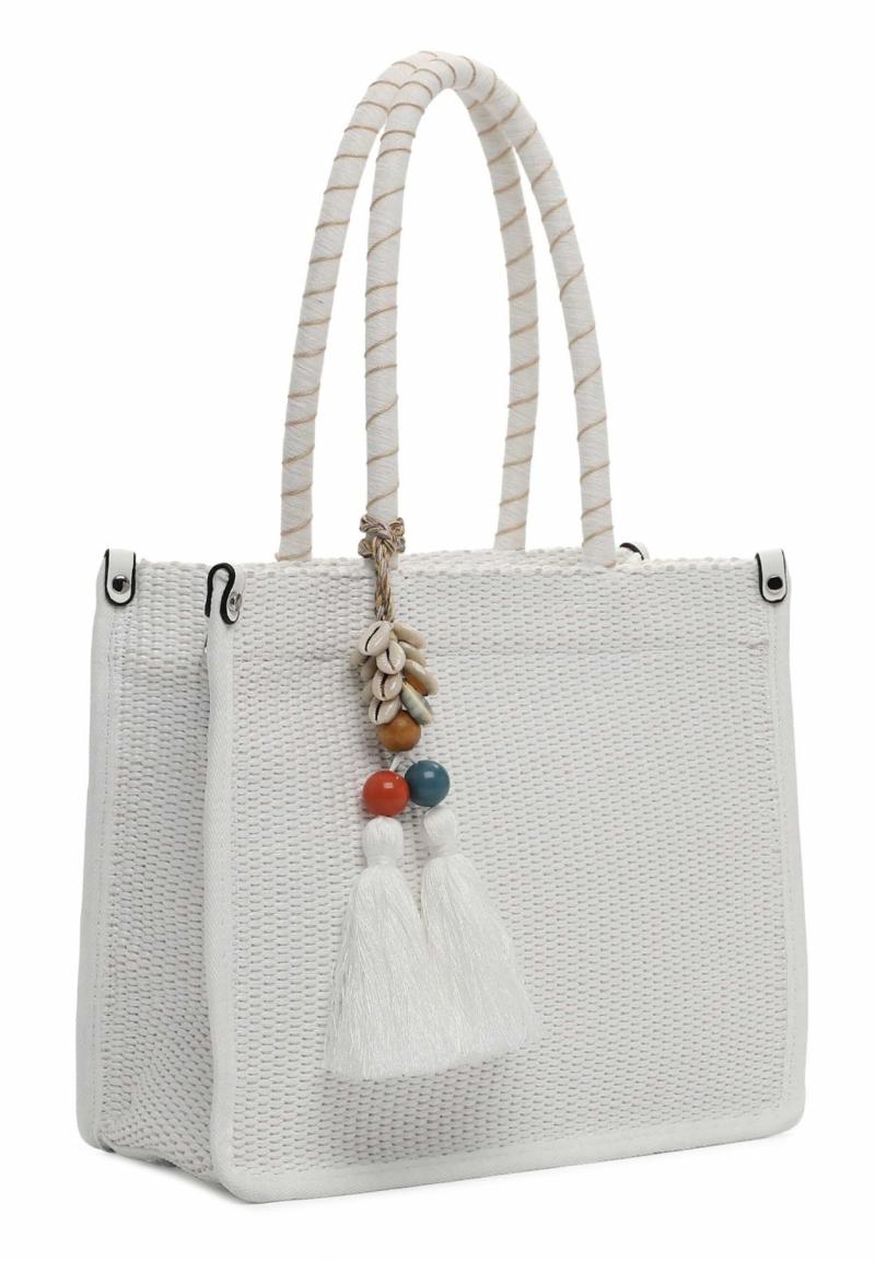 kleine Henkeltasche SURI FREY Kirsty White vegan Boho Vibes