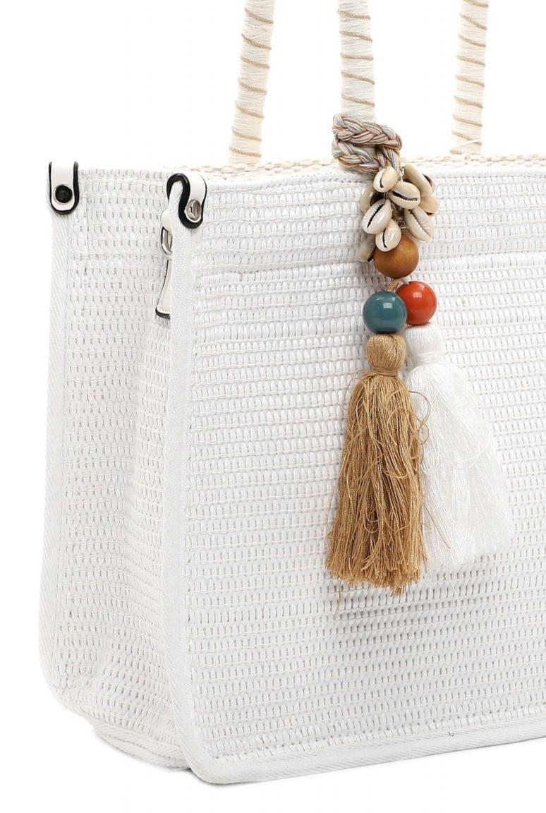 kleine Henkeltasche SURI FREY Kirsty White vegan Boho Vibes