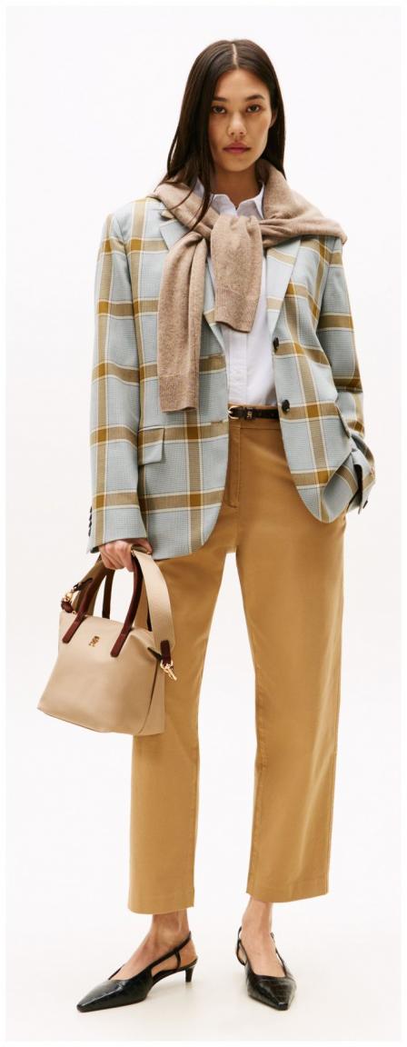 kleine Henkeltasche Tommy Hilfiger Popette Mini Tote sandalwood Beige RFID