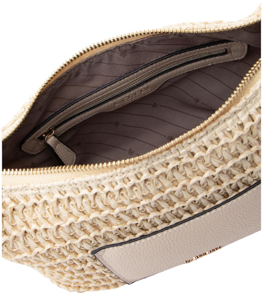 kleine L.Credi Crossovertasche beige Bast Ramina Sand