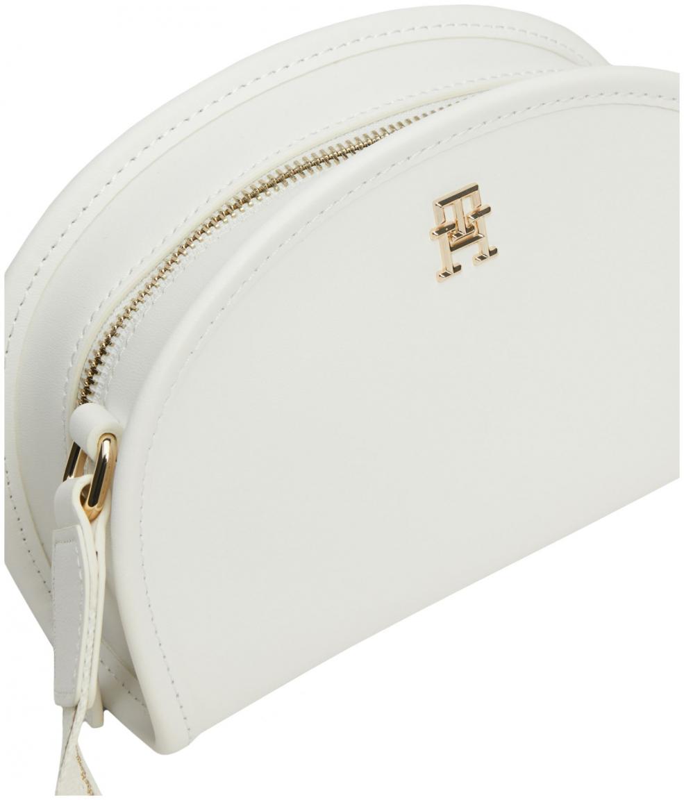 kleine Tommy Hilfiger Half Moon Crossovertasche Monotype Ecru