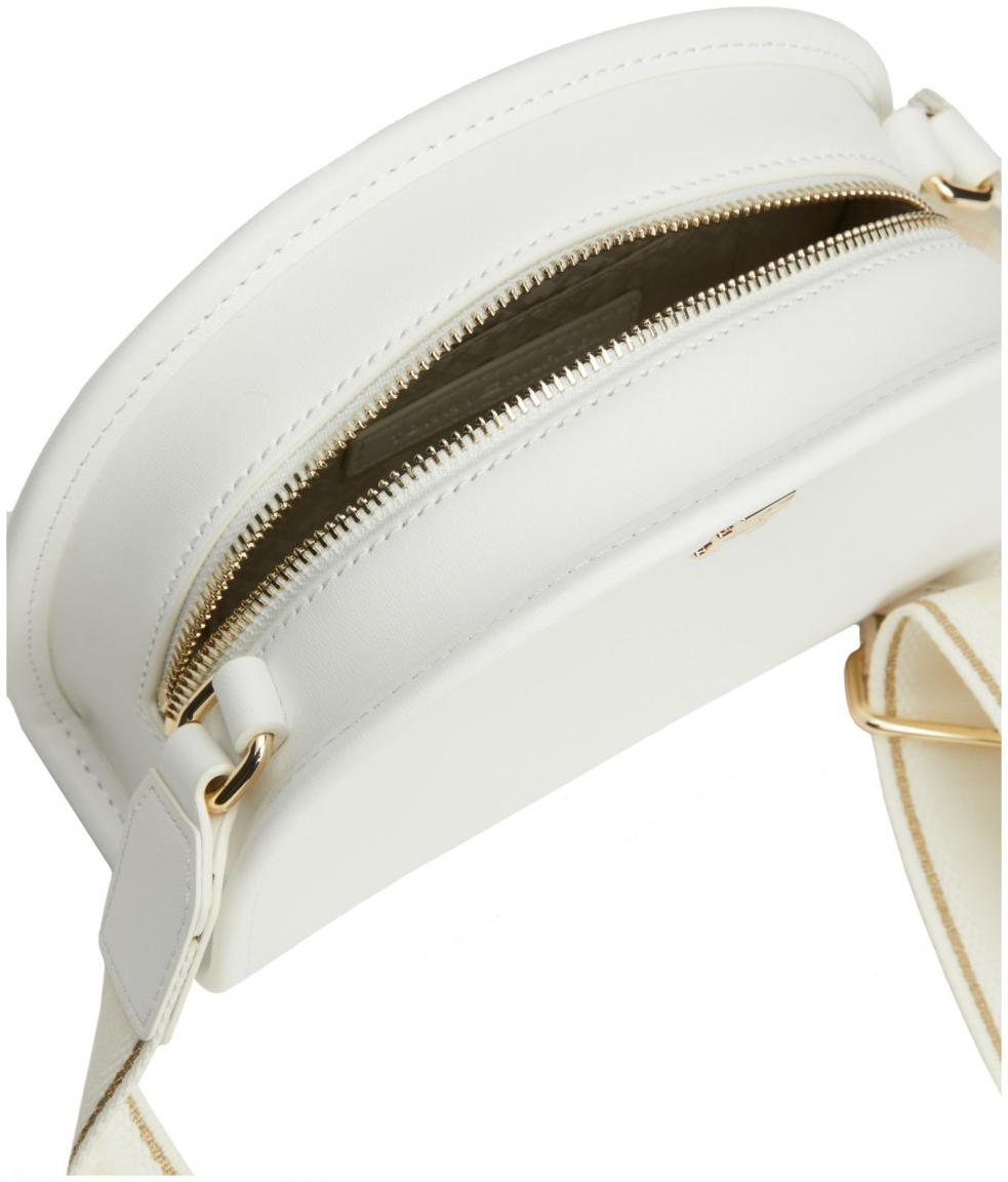 kleine Tommy Hilfiger Half Moon Crossovertasche Monotype Ecru