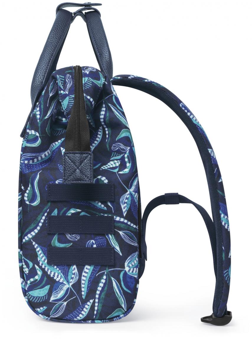 kleiner Alltagsrucksack Cabaia Adventurer Small Fontainbleau blau gemustert