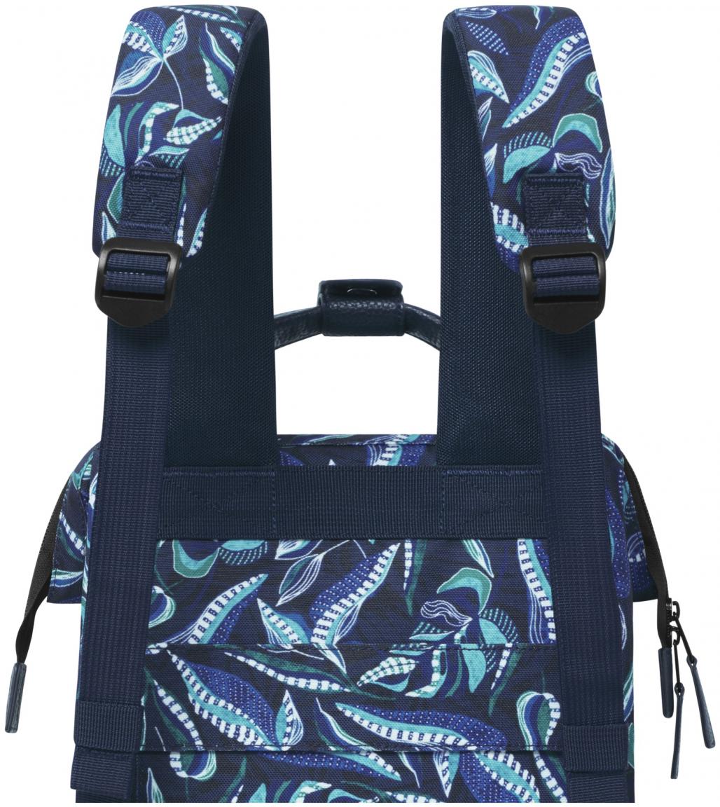 kleiner Alltagsrucksack Cabaia Adventurer Small Fontainbleau blau gemustert