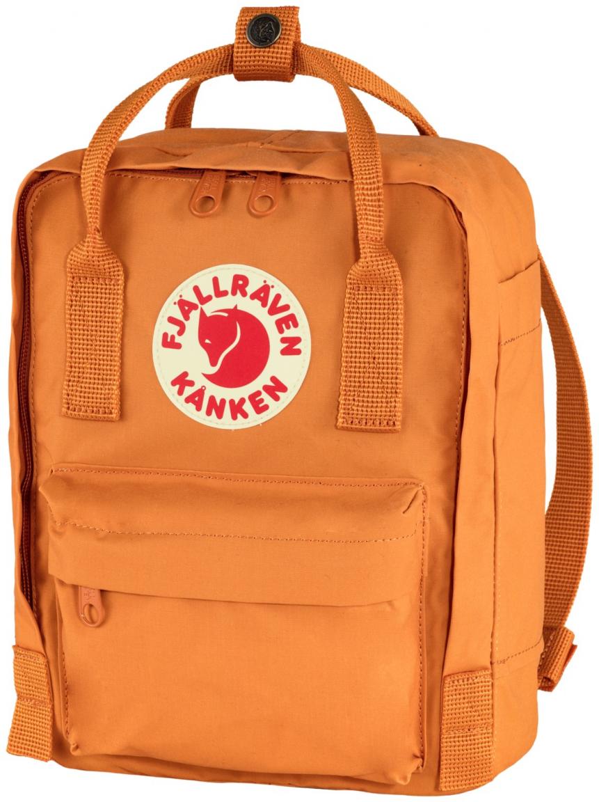 kleiner Freizeitrucksack Fjällräven Kanken Mini Spicy Orange