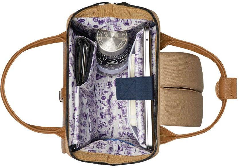 kleiner Rucksack Adventurer Paris Cabaia Blau 
