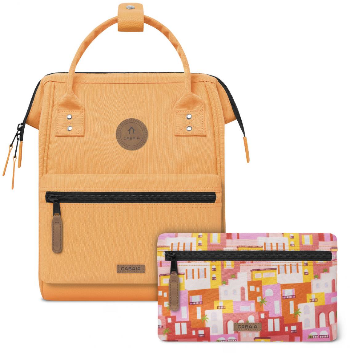 kleiner Wanderrucksack Cabaia Adventurer Small Omis orange Pouch