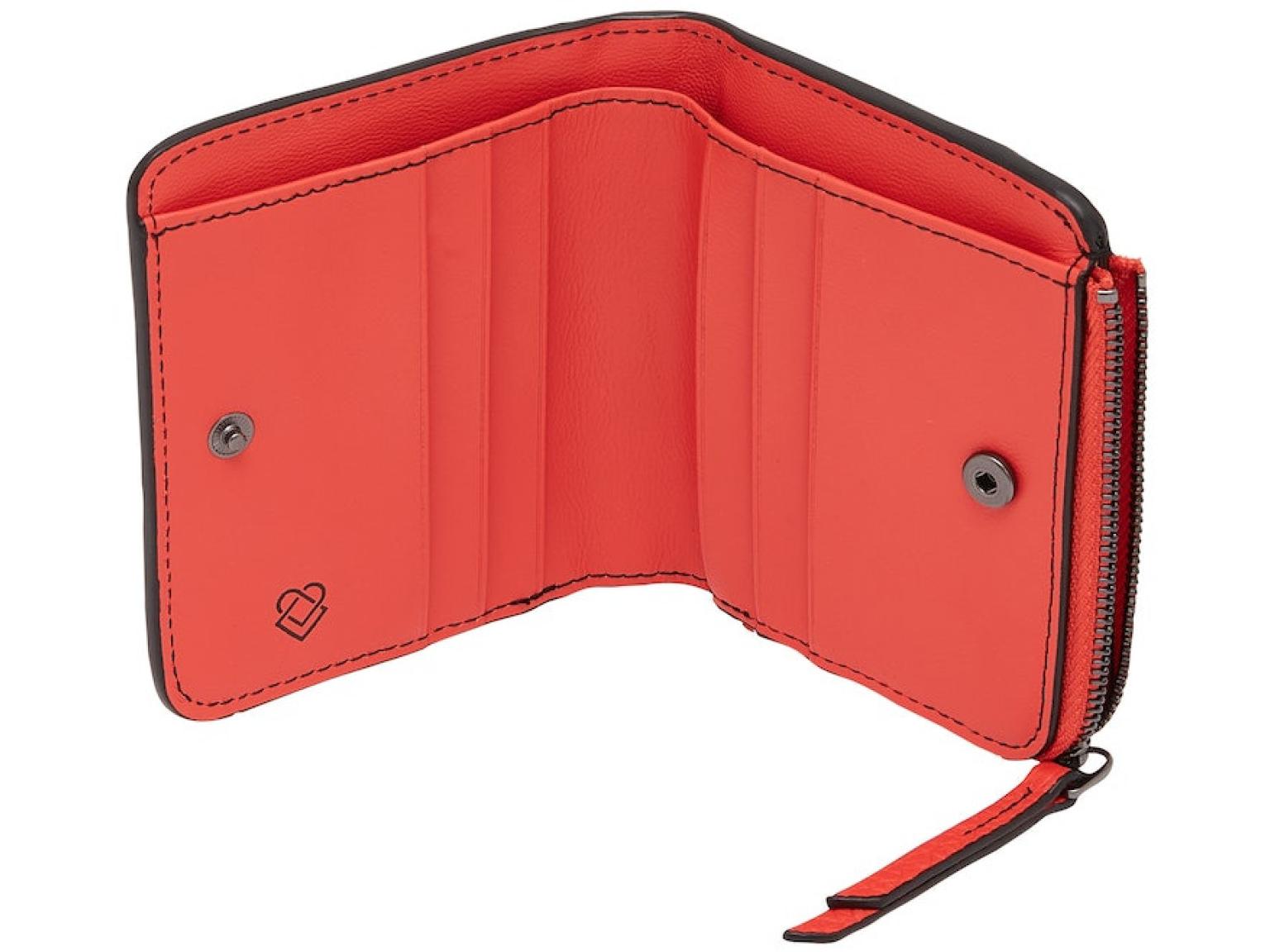 knallige Geldbörse Leder Narbenstruktur Liebeskind Toni Mia Mexican Peppers