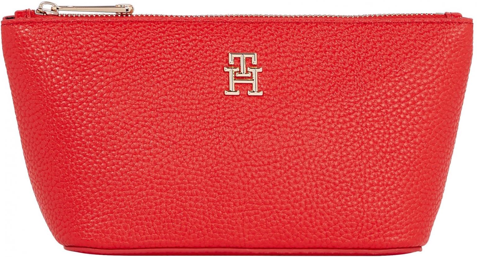 knalliger Waschbeutel Damen Tommy Hilfiger Emblem