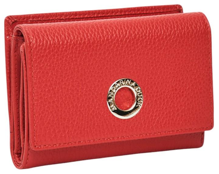 knallrotes Portemonnaie Mandarina Duck Mellow Leather Diva