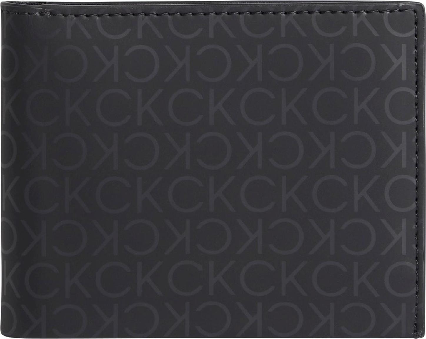 komakte Herrenbörse UV Optik Calvin Klein Mini Bifold Coin Black