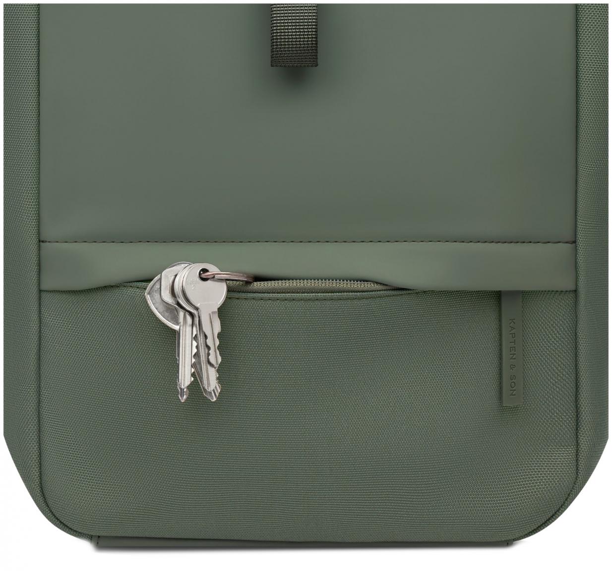 komakter Technikrucksack Kapten & Son Fyn Dusty Green vegan