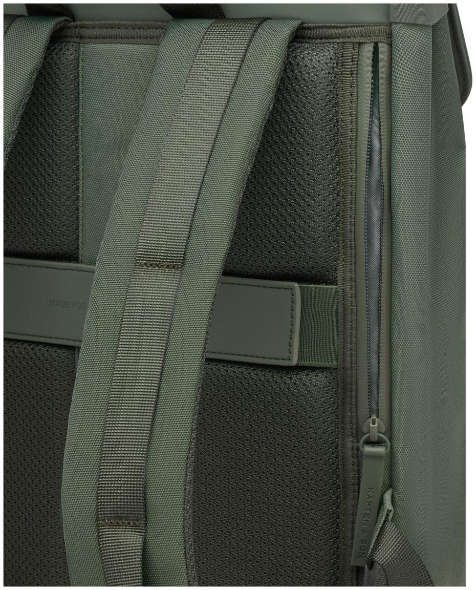 komakter Technikrucksack Kapten & Son Fyn Dusty Green vegan